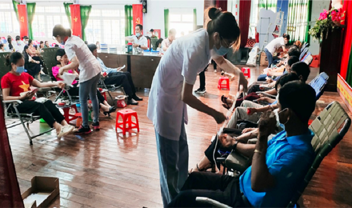 Ngày Hội hiến máu tình nguyện đợt I năm 2022